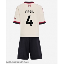 Liverpool Virgil van Dijk #4 Replika Bortatröja Barn 2025-26 Kortärmad (+ byxor)