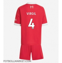 Liverpool Virgil van Dijk #4 Replika Hemmatröja Barn 2025-26 Kortärmad (+ byxor)