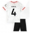 Liverpool Virgil van Dijk #4 Replika Tredjetröja Barn 2024-25 Kortärmad (+ byxor)