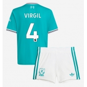 Liverpool Virgil van Dijk #4 Replika Tredjetröja Barn 2025-26 Kortärmad (+ byxor)
