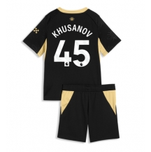 Manchester City Abdukodir Khusanov #45 Replika Bortatröja Barn 2026-27 Kortärmad (+ byxor)