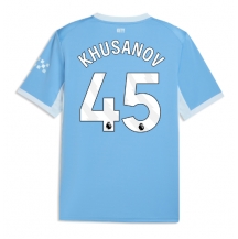Manchester City Abdukodir Khusanov #45 Replika Hemmatröja 2026-27 Kortärmad