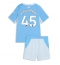 Manchester City Abdukodir Khusanov #45 Replika Hemmatröja Barn 2026-27 Kortärmad (+ byxor)