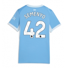 Manchester City Antoine Semenyo #42 Replika Hemmatröja Dam 2026-27 Kortärmad