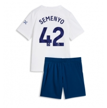 Manchester City Antoine Semenyo #42 Replika Tredjetröja Barn 2026-27 Kortärmad (+ byxor)