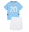 Manchester City Bernardo Silva #20 Replika Hemmatröja Barn 2024-25 Kortärmad (+ byxor)