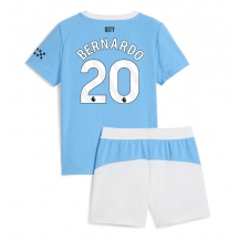 Manchester City Bernardo Silva #20 Replika Hemmatröja Barn 2025-26 Kortärmad (+ byxor)