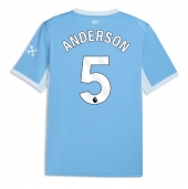 Manchester City Elliot Anderson #5 Replika Hemmatröja 2026-27 Kortärmad