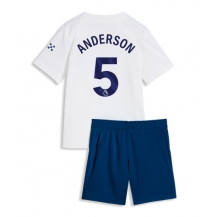 Manchester City Elliot Anderson #5 Replika Tredjetröja Barn 2026-27 Kortärmad (+ byxor)
