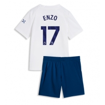 Manchester City Enzo Fernandez #17 Replika Tredjetröja Barn 2026-27 Kortärmad (+ byxor)