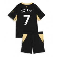 Manchester City Iliman Ndiaye #7 Replika Bortatröja Barn 2026-27 Kortärmad (+ byxor)