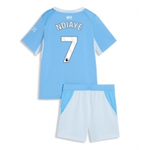 Manchester City Iliman Ndiaye #7 Replika Hemmatröja Barn 2026-27 Kortärmad (+ byxor)