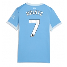 Manchester City Iliman Ndiaye #7 Replika Hemmatröja Dam 2026-27 Kortärmad