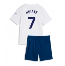 Manchester City Iliman Ndiaye #7 Replika Tredjetröja Barn 2026-27 Kortärmad (+ byxor)