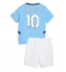 Manchester City Jack Grealish #10 Replika Hemmatröja Barn 2024-25 Kortärmad (+ byxor)