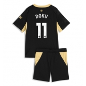 Manchester City Jeremy Doku #11 Replika Bortatröja Barn 2026-27 Kortärmad (+ byxor)