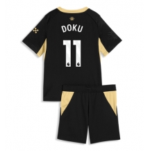 Manchester City Jeremy Doku #11 Replika Bortatröja Barn 2026-27 Kortärmad (+ byxor)