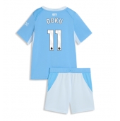 Manchester City Jeremy Doku #11 Replika Hemmatröja Barn 2026-27 Kortärmad (+ byxor)