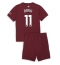 Manchester City Jeremy Doku #11 Replika Tredjetröja Barn 2024-25 Kortärmad (+ byxor)