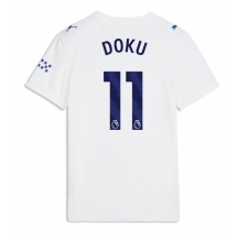 Manchester City Jeremy Doku #11 Replika Tredjetröja Dam 2026-27 Kortärmad