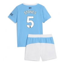 Manchester City John Stones #5 Replika Hemmatröja Barn 2025-26 Kortärmad (+ byxor)