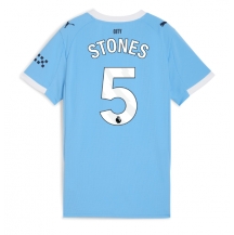 Manchester City John Stones #5 Replika Hemmatröja Dam 2025-26 Kortärmad