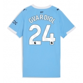 Manchester City Josko Gvardiol #24 Replika Hemmatröja Dam 2025-26 Kortärmad