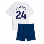 Manchester City Josko Gvardiol #24 Replika Tredjetröja Barn 2026-27 Kortärmad (+ byxor)