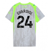 Manchester City Josko Gvardiol #24 Replika Tredjetröja Dam 2025-26 Kortärmad