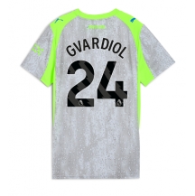 Manchester City Josko Gvardiol #24 Replika Tredjetröja Dam 2025-26 Kortärmad