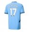 Manchester City Kevin De Bruyne #17 Replika Hemmatröja 2024-25 Kortärmad