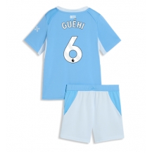 Manchester City Marc Guehi #6 Replika Hemmatröja Barn 2026-27 Kortärmad (+ byxor)