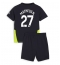 Manchester City Matheus Nunes #27 Replika Bortatröja Barn 2024-25 Kortärmad (+ byxor)
