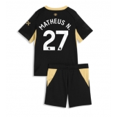 Manchester City Matheus Nunes #27 Replika Bortatröja Barn 2026-27 Kortärmad (+ byxor)