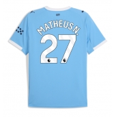 Manchester City Matheus Nunes #27 Replika Hemmatröja 2025-26 Kortärmad