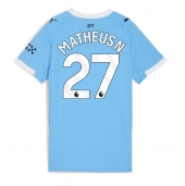 Manchester City Matheus Nunes #27 Replika Hemmatröja Dam 2025-26 Kortärmad