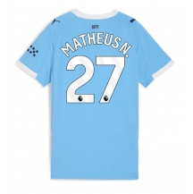 Manchester City Matheus Nunes #27 Replika Hemmatröja Dam 2025-26 Kortärmad
