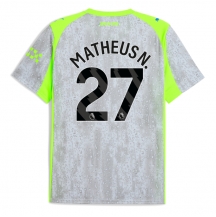 Manchester City Matheus Nunes #27 Replika Tredjetröja 2025-26 Kortärmad