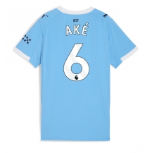 Manchester City Nathan Ake #6 Replika Hemmatröja Dam 2025-26 Kortärmad