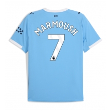 Manchester City Omar Marmoush #7 Replika Hemmatröja 2025-26 Kortärmad