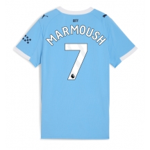 Manchester City Omar Marmoush #7 Replika Hemmatröja Dam 2025-26 Kortärmad