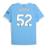 Manchester City Oscar Bobb #52 Replika Hemmatröja 2025-26 Kortärmad