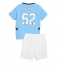 Manchester City Oscar Bobb #52 Replika Hemmatröja Barn 2024-25 Kortärmad (+ byxor)