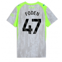 Manchester City Phil Foden #47 Replika Tredjetröja Dam 2025-26 Kortärmad
