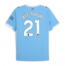 Manchester City Rayan Ait-Nouri #21 Replika Hemmatröja 2025-26 Kortärmad