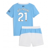 Manchester City Rayan Ait-Nouri #21 Replika Hemmatröja Barn 2025-26 Kortärmad (+ byxor)