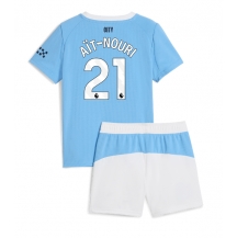 Manchester City Rayan Ait-Nouri #21 Replika Hemmatröja Barn 2025-26 Kortärmad (+ byxor)