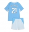 Manchester City Rayan Ait-Nouri #21 Replika Hemmatröja Barn 2026-27 Kortärmad (+ byxor)