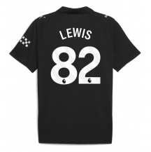 Manchester City Rico Lewis #82 Replika Bortatröja 2025-26 Kortärmad