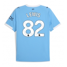 Manchester City Rico Lewis #82 Replika Hemmatröja 2025-26 Kortärmad